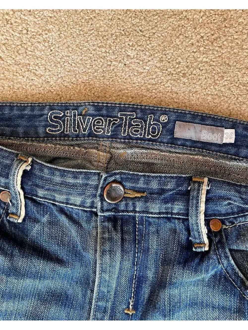 RARE Levi Silvertab Bootcut Denim Jeans